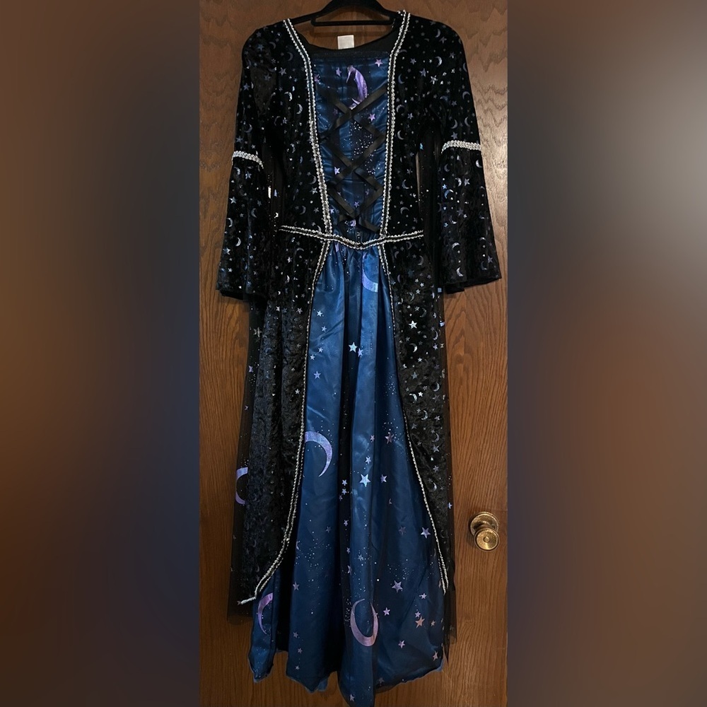 Spirit Kids Wizard Costume - Black and Blue